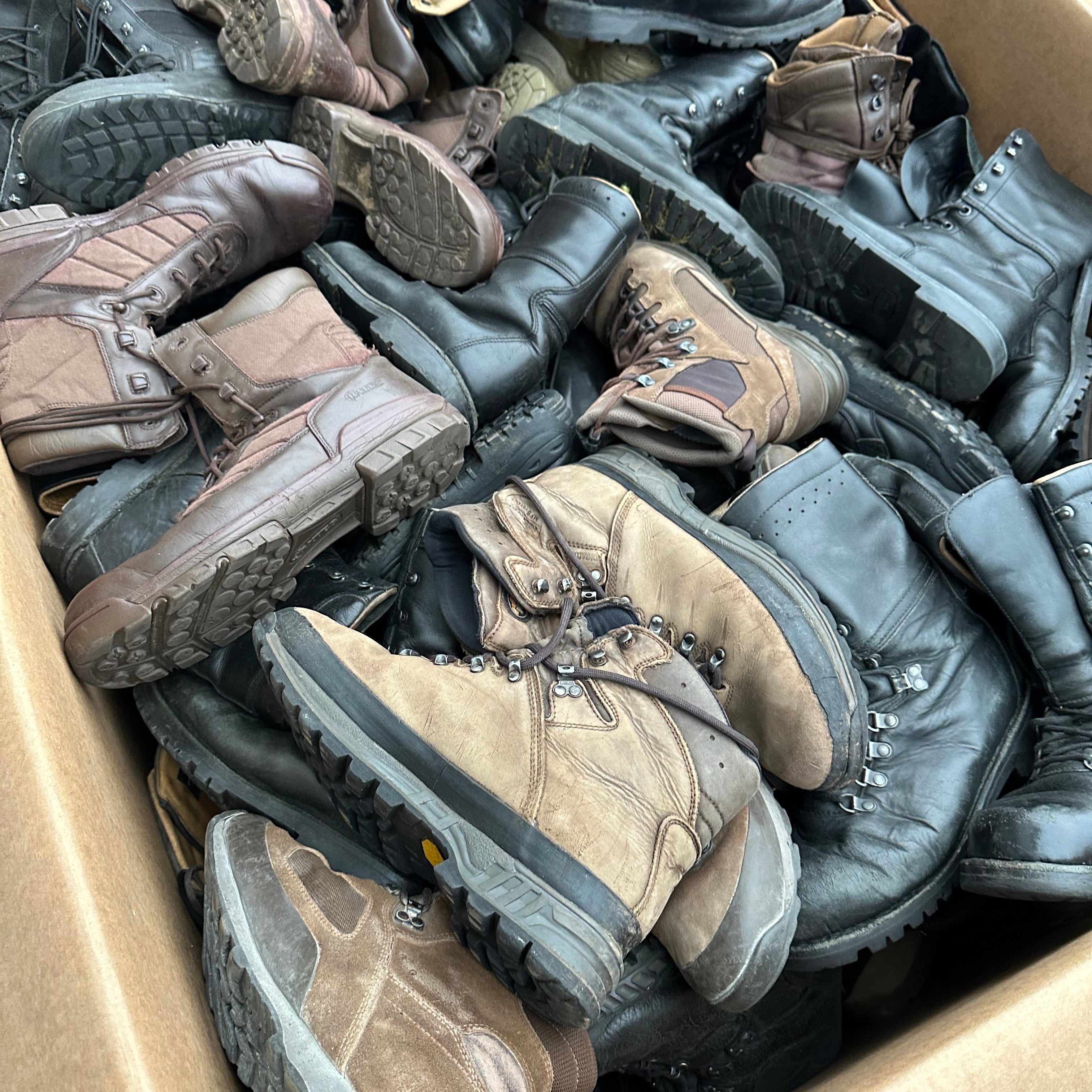 Leather combat boots for sale