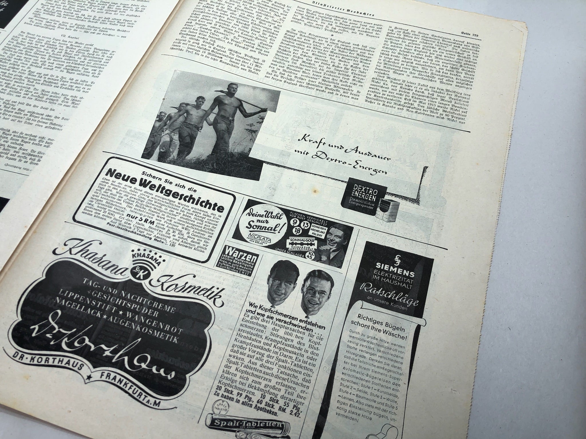 JB Juustrierter Beobachter NSDAP Magazine Original WW2 German - 18th July 1940 - The Militaria Shop