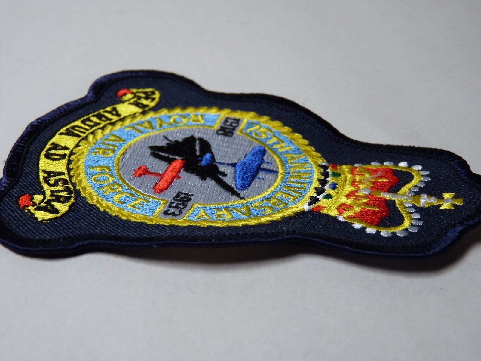 75th Anniversary of the RAF Royal Air Force Patch 1918-1993 - The Militaria Shop