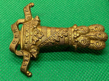 Load image into Gallery viewer, Original British Army WW1 / WW2 11th Hussars Cap Badge - The Militaria Shop