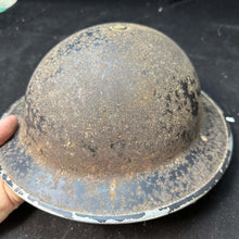 Lade das Bild in den Galerie-Viewer, Original WW2 British Home Front Civil Defence Warden's Helmet - Complete - - The Militaria Shop