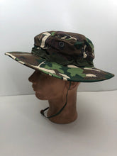 Load image into Gallery viewer, Genuine US Army Jungle Camouflage Boonie Sun Hat Warm Type II - Size 8 1/2 - The Militaria Shop
