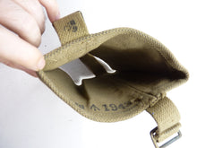 Load image into Gallery viewer, Original WW2 1943 Dated British Army 37 Pattern Water Bottle Carrier Harness - The Militaria Shop