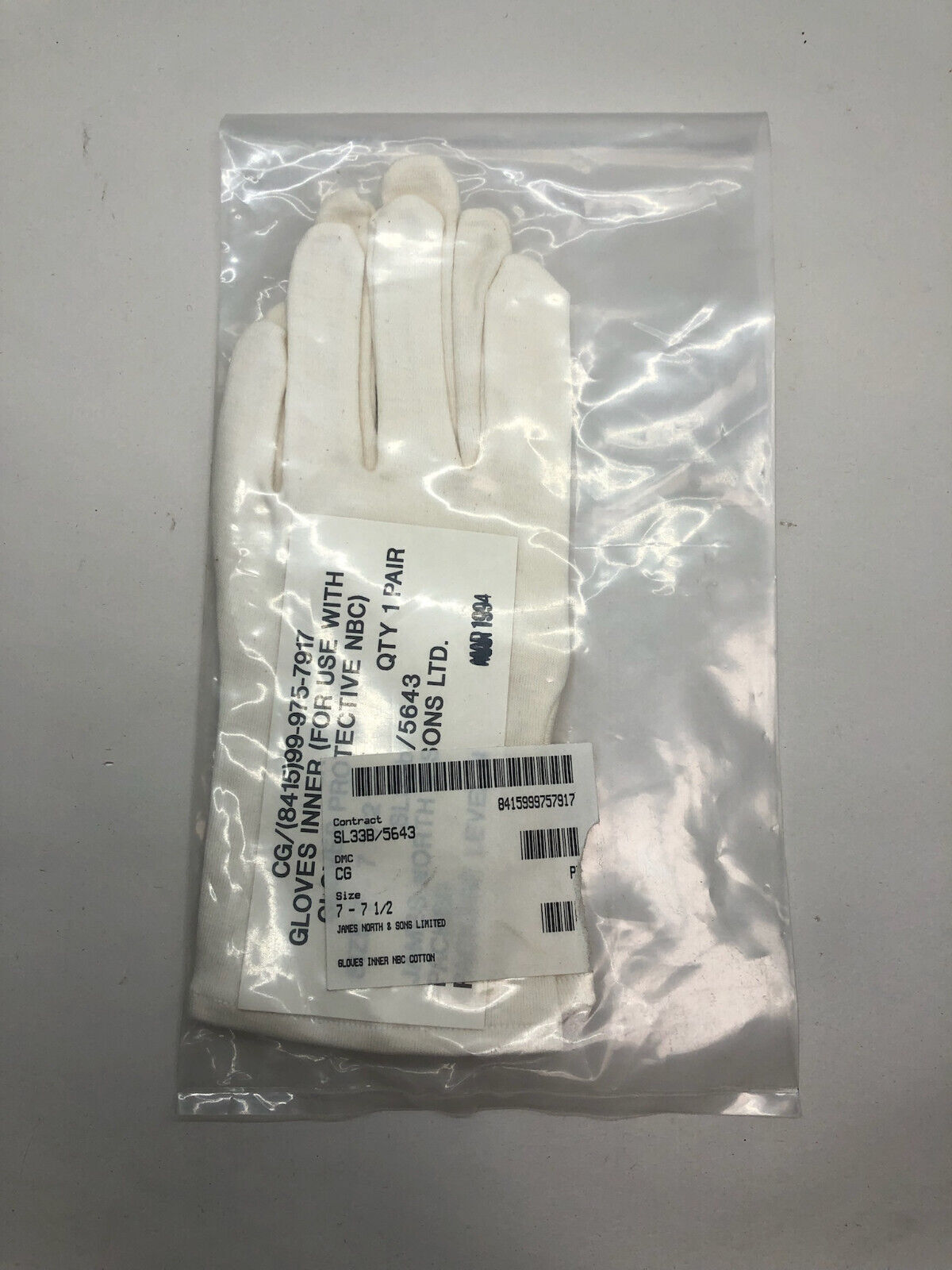 NEW Genuine British Army NBC Inner Protective Gloves - Ideal for Parade / MP Use - The Militaria Shop