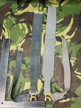 Load image into Gallery viewer, Original British Royal Air Force RAF Blue L Strap Pair - WW2 37 Pattern - The Militaria Shop