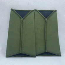 Load image into Gallery viewer, Rifles ACF OD Green Rank Slides / Epaulette Pair Genuine British Army - NEW - The Militaria Shop