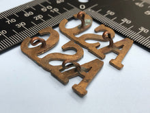 Load image into Gallery viewer, Original WW1 British Army Service Corps (A.S.C.) Shoulder Titles - The Militaria Shop