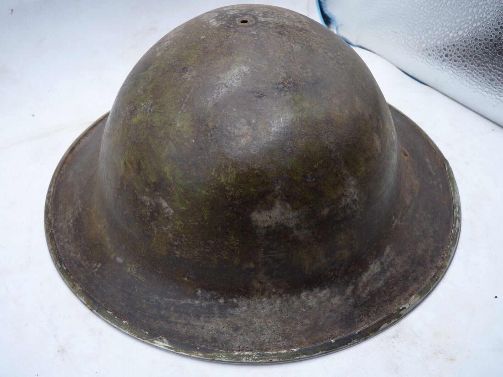 Original WW2 British Style South African Mk2 Army Combat Helmet - The Militaria Shop