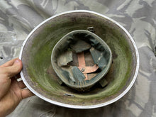 Charger l'image dans la galerie, Original WW2 British / Canadian Army Mk3 Turtle Helmet & Liner - The Militaria Shop