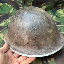 Load image into Gallery viewer, Original WW2 British / Canadian Army Mk3 Turtle Helmet - The Militaria Shop