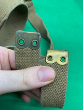 Load image into Gallery viewer, Original WW2 British Army 37 Pattern L Straps - M.E.Co - 1943 Dated - The Militaria Shop