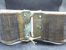 Load image into Gallery viewer, Original British Army / RAF Webbing Belt - WW2 37 Pattern - 40 Inch Waist Max - The Militaria Shop