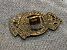 Load image into Gallery viewer, Original British Army WW1 / WW2 Royal Army Ordnance Corps Collar Badge - The Militaria Shop