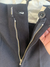 Load image into Gallery viewer, Genuine British Army Black Dress Trousers - 28" Waist - The Militaria Shop