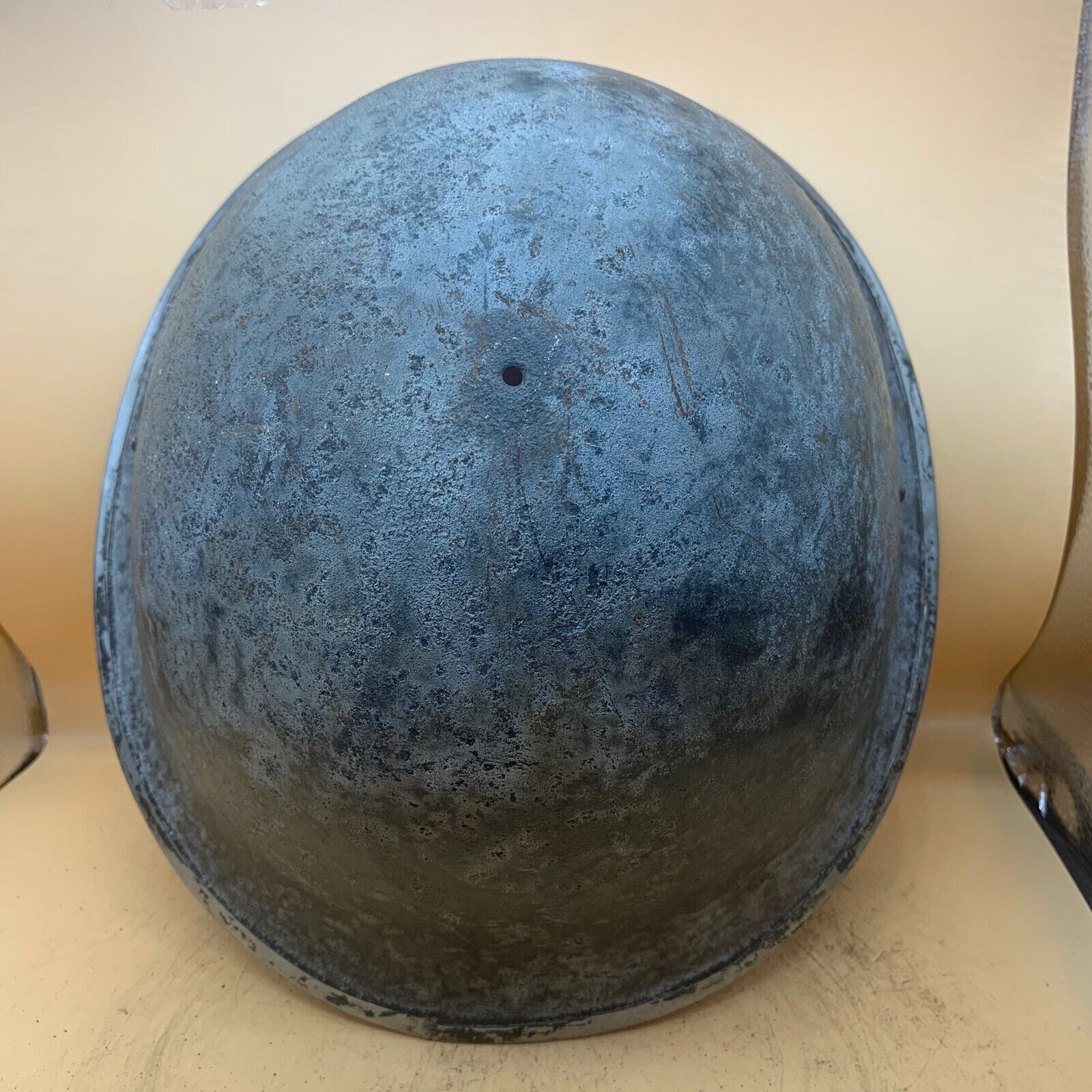 Original WW2 British / Canadian Army Mk3 High Rivet Turtle Army Combat Helmet - The Militaria Shop