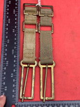 Load image into Gallery viewer, Original WW2 British Army 37 Pattern Brace Adaptor Pair - The Militaria Shop