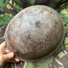 Load image into Gallery viewer, Original WW2 British / Canadian Army Mk3 Turtle Helmet - The Militaria Shop