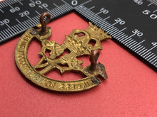 Load image into Gallery viewer, Original WW2 Canadian Army 4th Princess Louise Dragoon Guards Cap Badge - The Militaria Shop