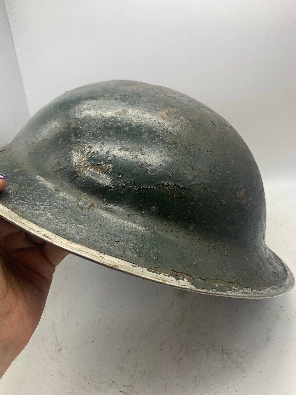 Original WW2 South African Army Mk2 Brodie Helmet - British Style Combat Helmet - The Militaria Shop