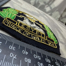 Load image into Gallery viewer, British Army Bullion Embroidered Blazer Badge - South Lancashire Prince Of Wales - The Militaria Shop