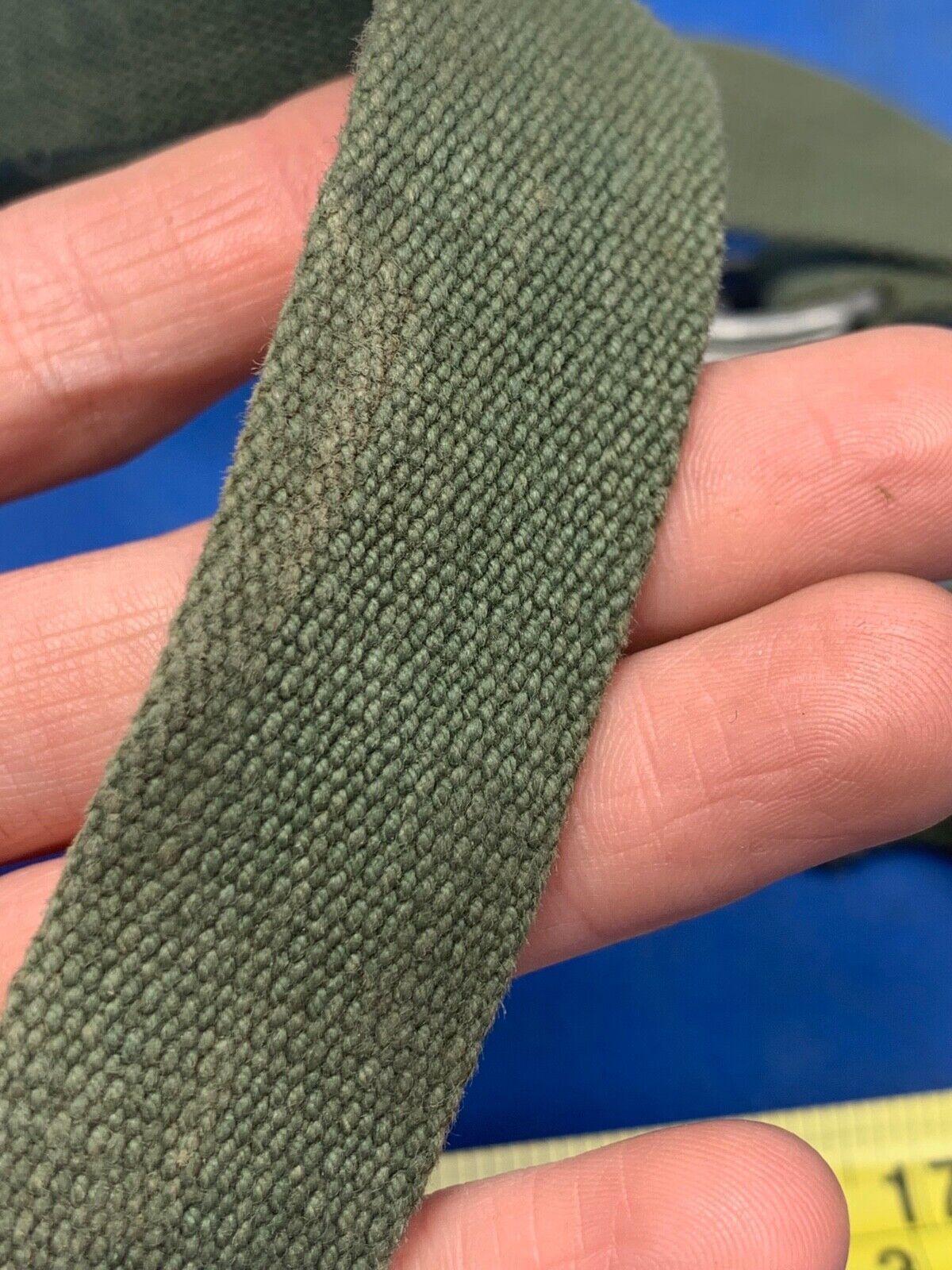 Original WW2 British Army 44 Pattern Shoulder Strap - 1945 Dated - The Militaria Shop