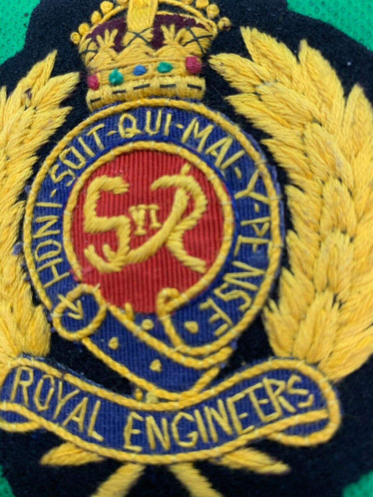 British Army Royal Engineers Embroidered Blazer Badge - The Militaria Shop