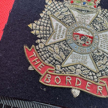 Load image into Gallery viewer, British Army Bullion Embroidered Blazer Badge - The Border Regiment - The Militaria Shop
