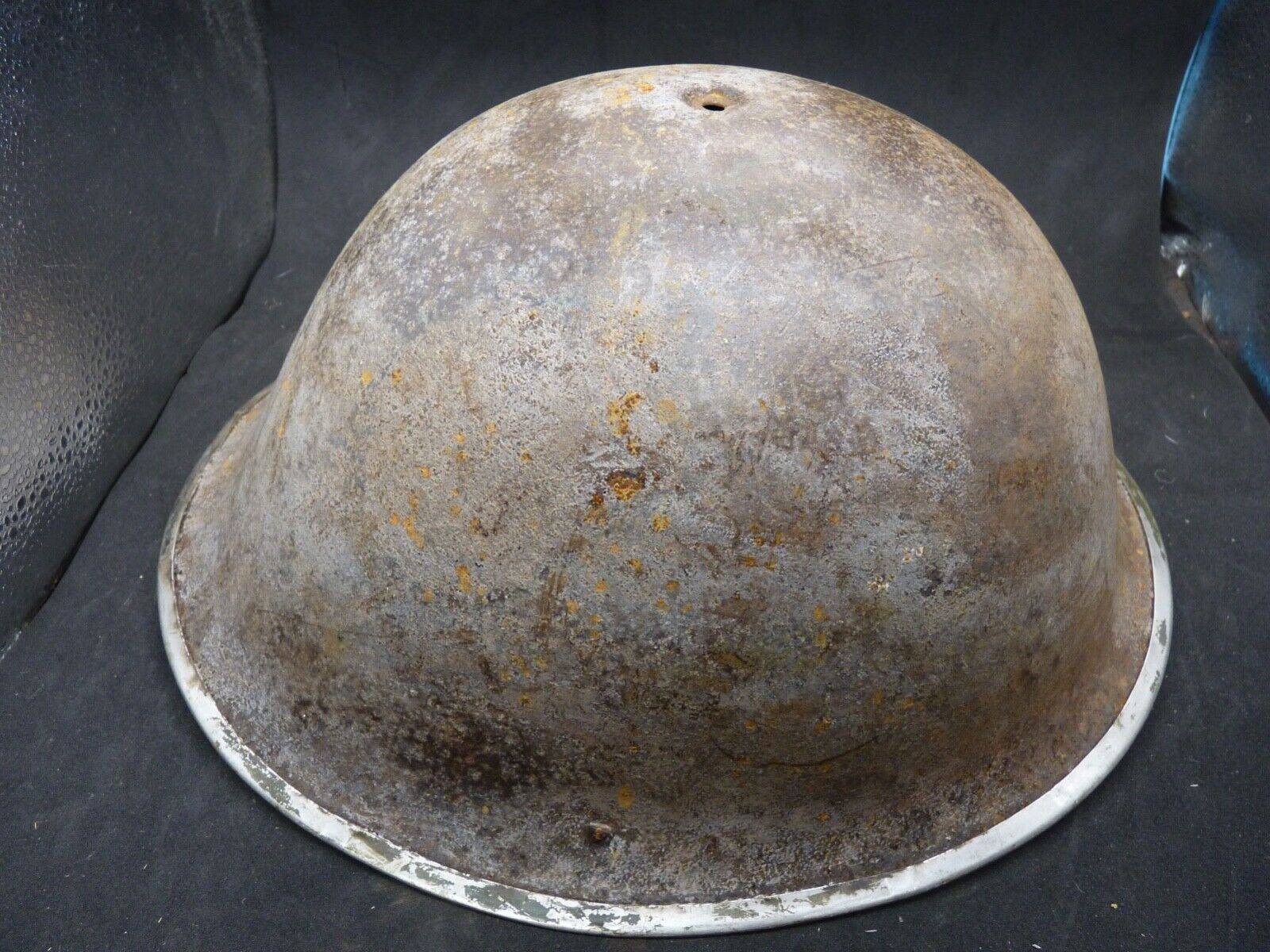 Original WW2 Onwards British Army Mk4 Turtle Helmet - The Militaria Shop