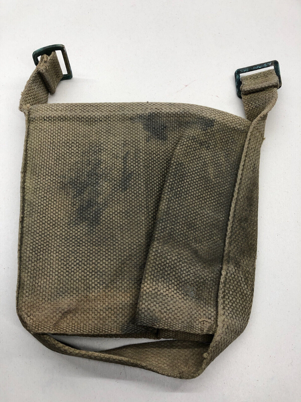 WW2 British Army 37 Pattern Webbing Water Bottle Carrier Harness - 1940 Dated - The Militaria Shop