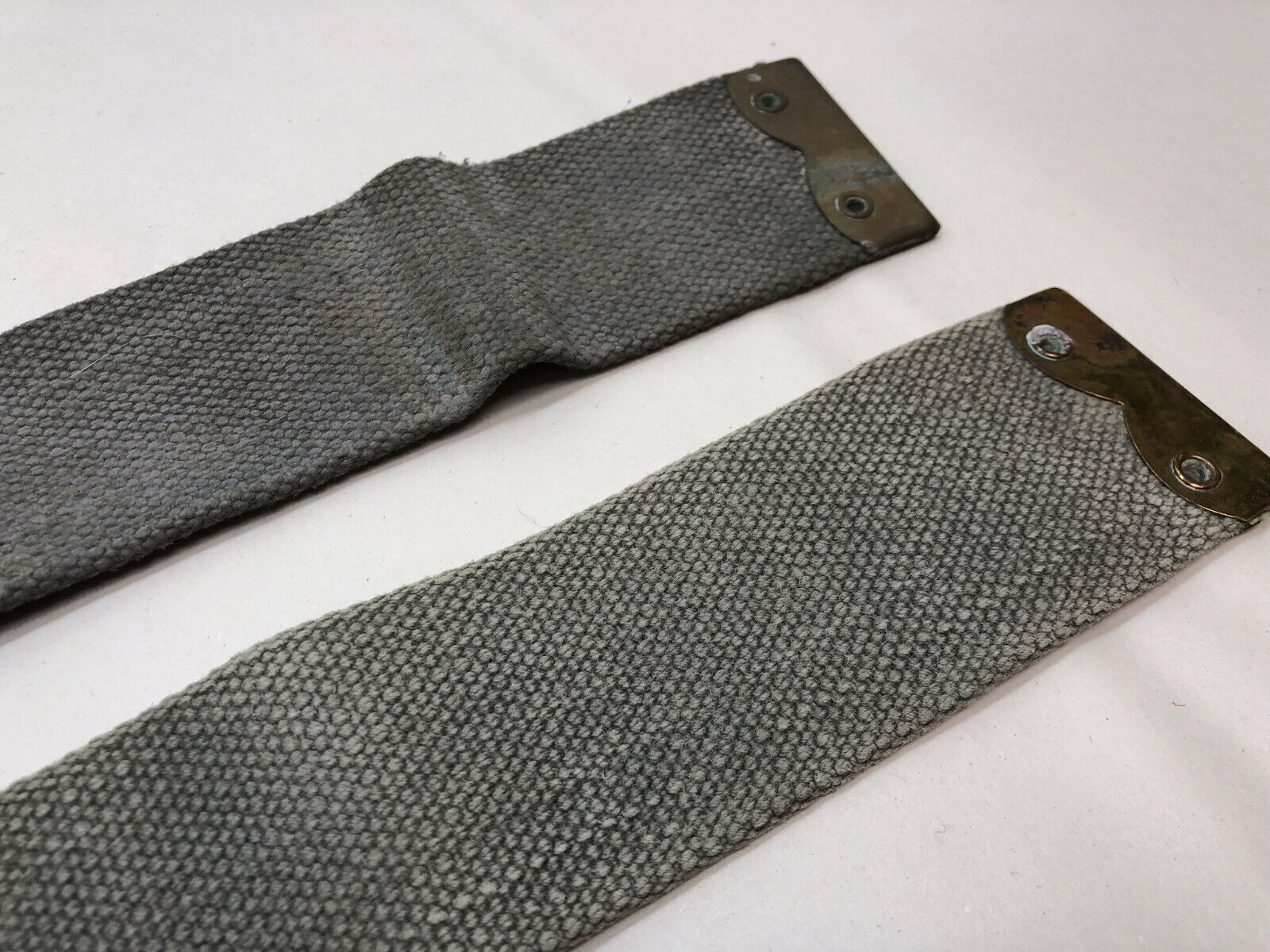 Original WW2 British Royal Air Force Blue 37 Pattern L Strap Set - The Militaria Shop
