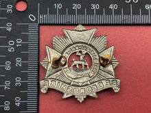 Load image into Gallery viewer, Original WW2 British Army Bedfordshire Regiment Cap Badge - The Militaria Shop