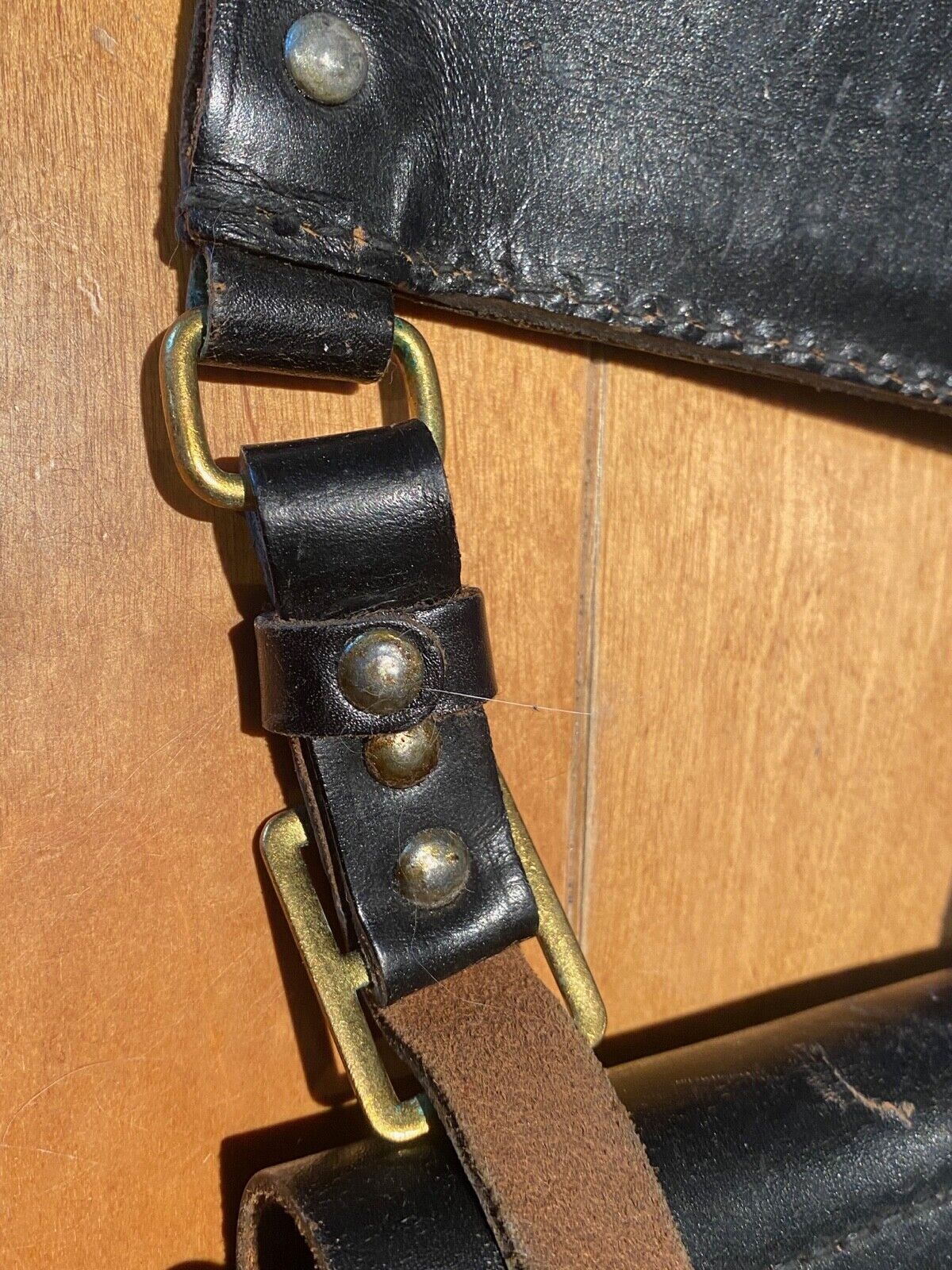 Soviet Russian Navy Officer Makarov PM Holster, + cleaning rod in black leather - The Militaria Shop
