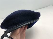 Charger l'image dans la galerie, Genuine British Army Dark Blue Regimental Beret Hat - Size 56cm - The Militaria Shop