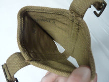 Load image into Gallery viewer, Original WW2 British Army Soldiers Water Bottle Carrier Harness - Dated 1942 - The Militaria Shop