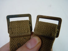 Load image into Gallery viewer, Original WW2 British Army Soldiers Water Bottle Carrier Harness - Dated 1943 - The Militaria Shop