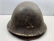 Load image into Gallery viewer, Geunine British / Canadian Army Mk3 WW2 Combat Helmet - Uncleaned Original - The Militaria Shop