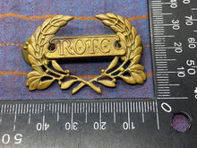 Charger l'image dans la galerie, Original WW1 US Army ROTC Officer's Cap Badge - The Militaria Shop