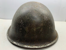 Load image into Gallery viewer, Original WW2 British / Canadian Army Mk3 High Rivet Combat Helmet Shell - The Militaria Shop