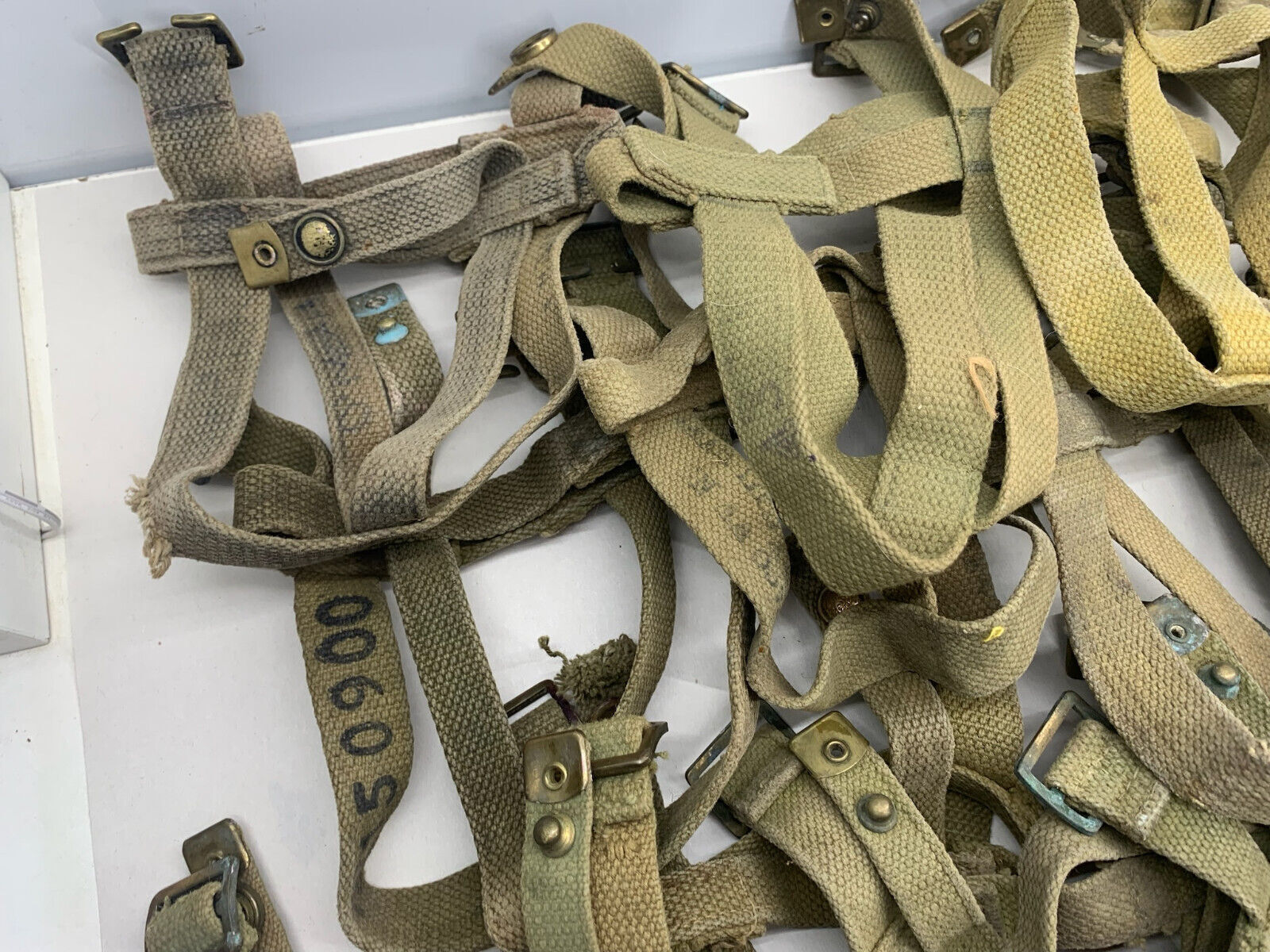Genuine British Army Water Bottle Webbing Carrier / Harness - Scuffed Condition - The Militaria Shop
