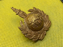 Load image into Gallery viewer, WW2 British Army Royal Marines Labour Corps Cap Badge - The Militaria Shop
