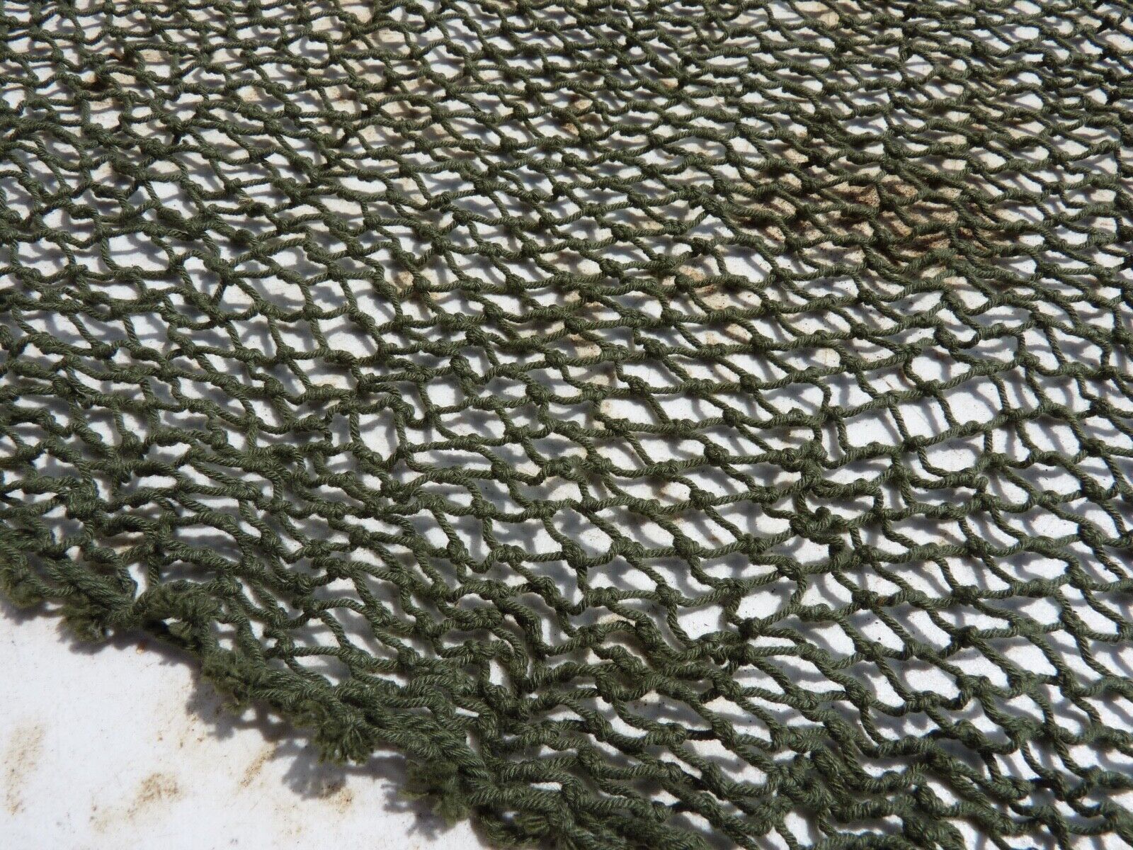 Original WW2 British Army Combat Helmet Net - Fits Mk2, Mk3 or US M1 Helmet - The Militaria Shop