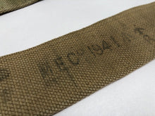 Charger l'image dans la galerie, Original WW2 British Army 37 Pattern Canvass L Strap - 1941 Date MECo - The Militaria Shop