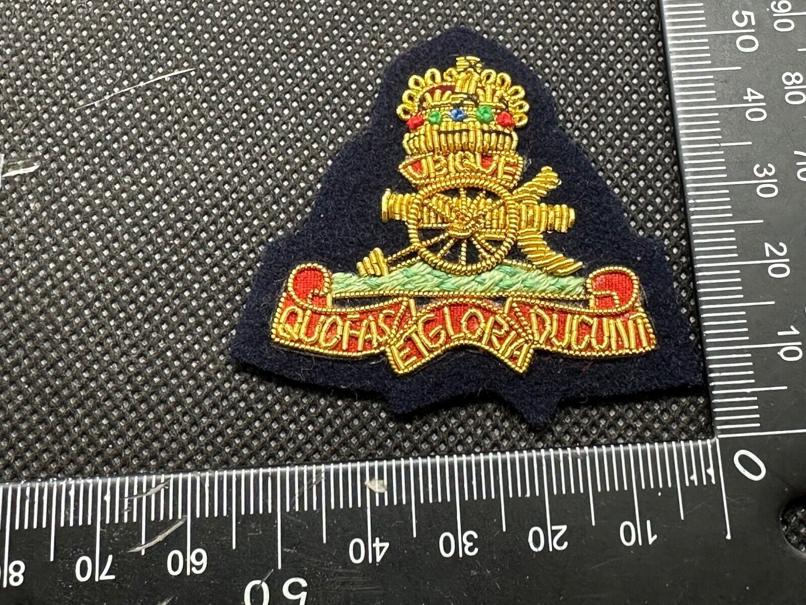 British Army Royal Artillery Bullion Cap / Beret / Blazer Badge - UK Made - The Militaria Shop