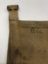 Load image into Gallery viewer, WW2 British Army 37 Pattern Webbing Water Bottle Carrier Harness - 1943 Dated - The Militaria Shop