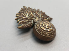 Load image into Gallery viewer, Original British Army WW2 Royal Fusiliers (City of London Regiment) Cap Badge - The Militaria Shop