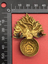 Load image into Gallery viewer, Original WW2 British Army Royal Fusiliers Cap Badge - The Militaria Shop