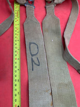 Load image into Gallery viewer, Original WW2 Pattern British Army L Straps Pair - 37 Pattern Webbing Haversack - The Militaria Shop