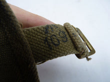 Load image into Gallery viewer, Original WW2 British Army Soldiers Water Bottle Carrier Harness - Dated 1943 - The Militaria Shop