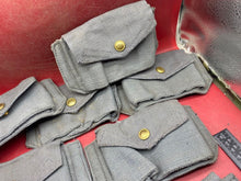 Load image into Gallery viewer, Original British Royal Air Force RAF Blue Pistol Ammo Pouch 1925 Pattern - The Militaria Shop