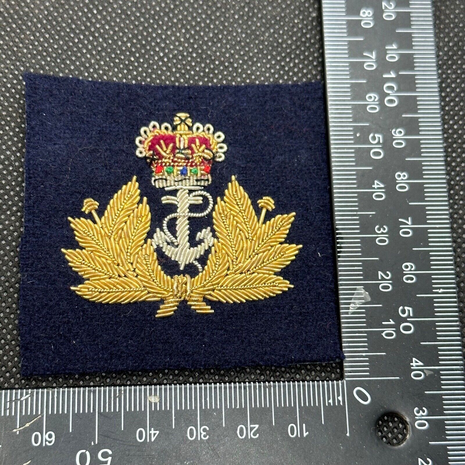 British Royal Navy Bullion Cap / Beret / Blazer Badge - UK Made - The Militaria Shop